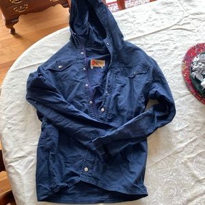 Fjallraven Navy Blue Hooded Jacket